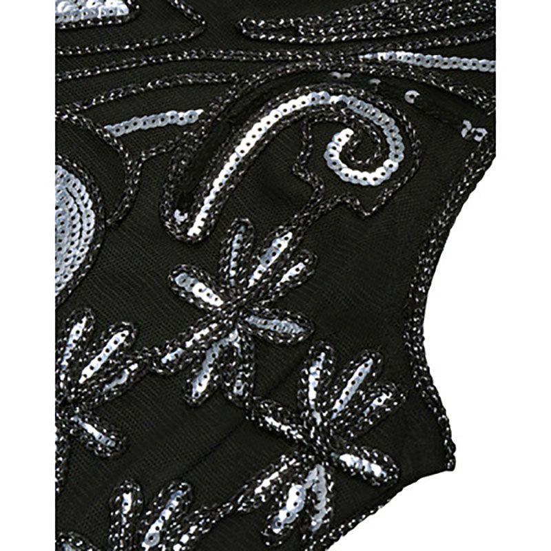 Изысканная серия Женская винтажная юбка с пайетками и бахромой без рукавов Платье с бисером и кисточками для модных женщин