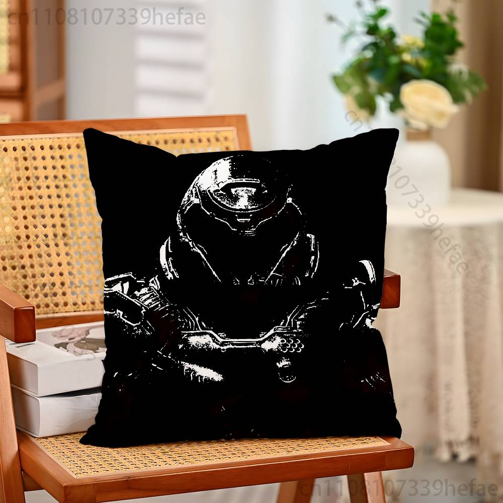 DDoomslayer Game Pillow Case Plush Pillow Cases Home Decoration Pillow Cover for Sofa Bed Chair Living Room