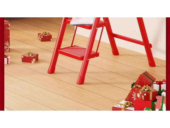 Indoor Lightweight Telescopic Folding A-Frame Ladder: Thickened, Portable, and Easy-to-Use