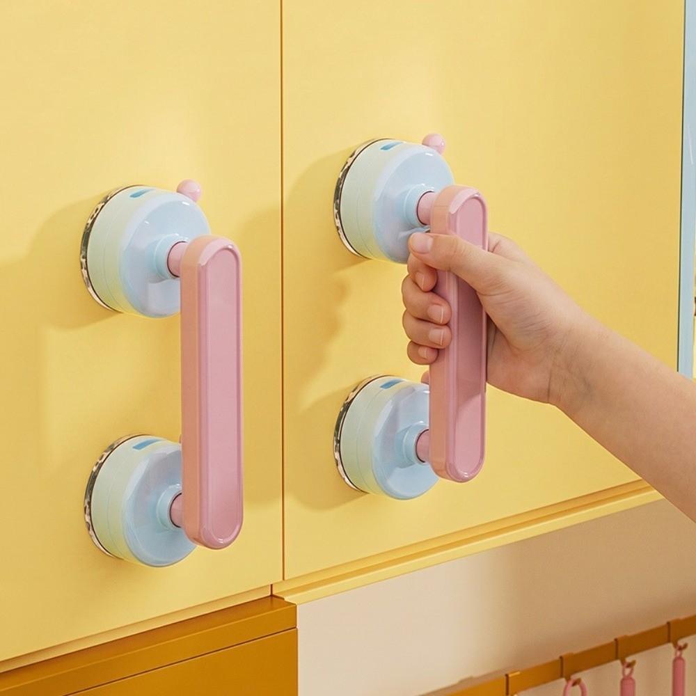 Strong Suction Suction Cup Door Handle Safety Grip Easy Installation Handle Kitchen Door