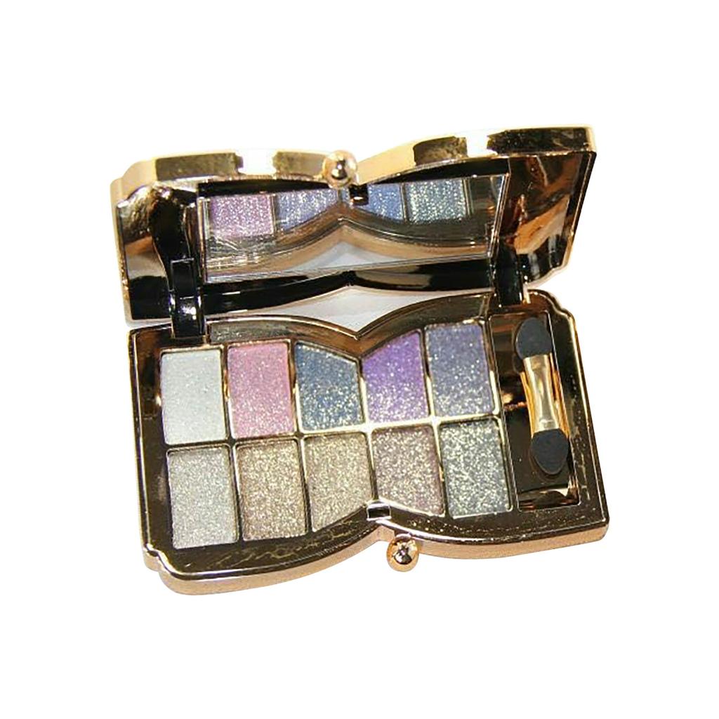 10-Color Shiny Eyeshadow Highly Pigmented Long-Lasting Waterproof And Sweatproof Nude Warm Natural Neutral Makeup Eyeshadow