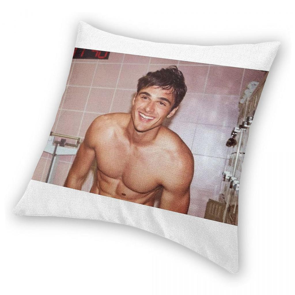 Jacob Elordi Square Pillowcase Polyester Linen Velvet Creative Zip Decor Throw Pillow Case Room Cushion Cover