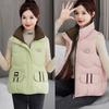 Модный жилет жилет женский осень зима новый толстый теплый жилет жилет женский верхняя одежда корейский свободный жилет куртка
