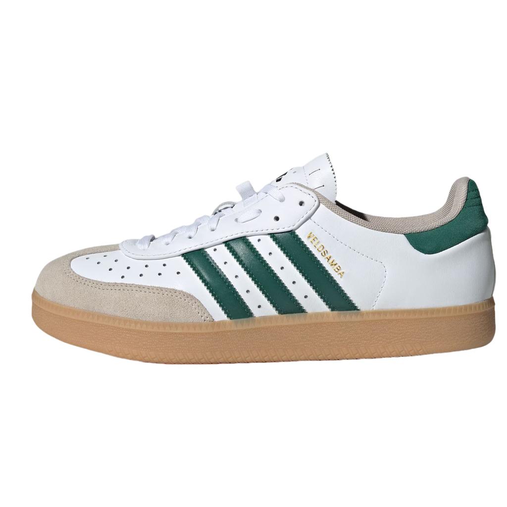 Adidas Кроссовки унисекс Velosamba Cloud White Green Collegiate-Green Wonder-Beige JQ2324