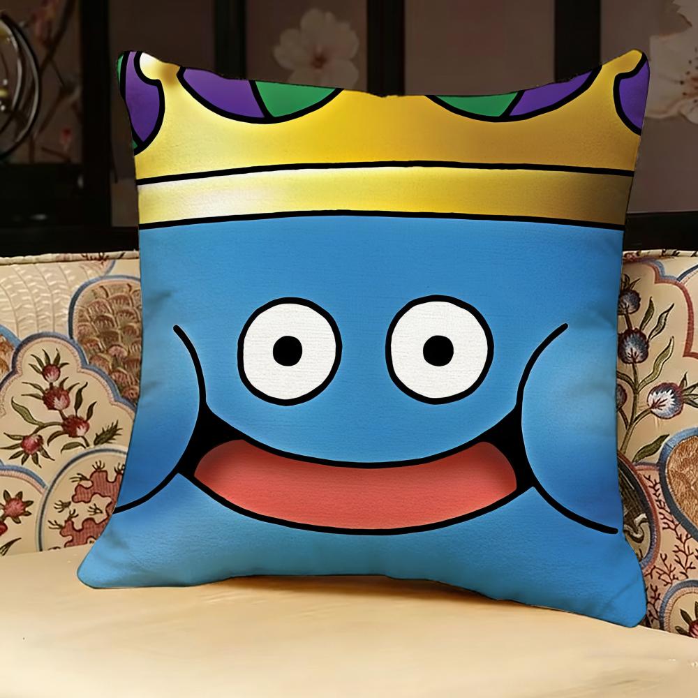 Dragon Quest Heroes Rocket Slime Pillow Case Pillowcase Doublesided Printed Sofa Cushion Bedroom Headboard Pillow