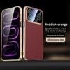 Роскошный кожаный чехол с гальванической рамкой для Poco F9 Ultra F9 F8 Pro Redmi K100 Pro Max Ударопрочный чехол с защитой стеклянной линзы