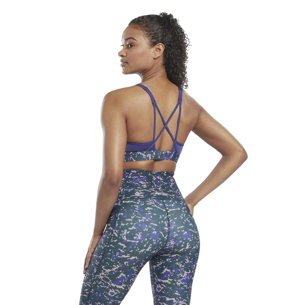 Reebok Womens/Ladies Lux Camouflage Medium Impact Sports Bra