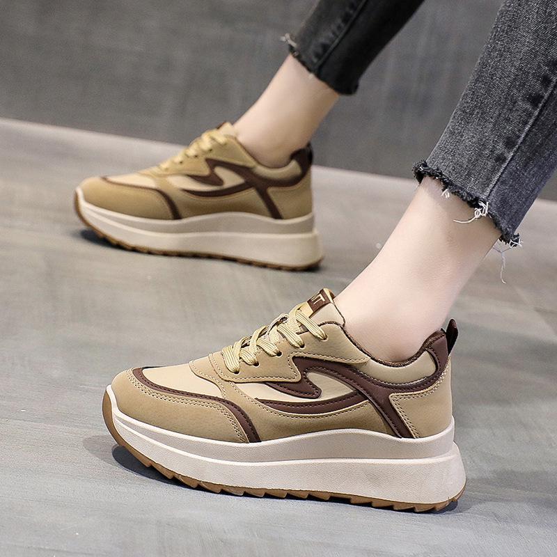 Women's 2022 Spring/Autumn Korean Style Fashion Casual Chunky Sole Breathable Forrest Gump Running Shoes