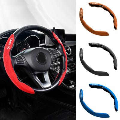 Противоскользящая чехол-оплетка на руль из замши для Astra j Insignia Astra g Corsa Zafira b Mokka Vivaro Meriva Аксессуар