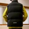 Fila Fusion Серия FOB Однотонный Жилет Утепленный на Молнии с Воротником-стойкой Без рукавов Унисекс Жилеты Черный T11U343906F-BK