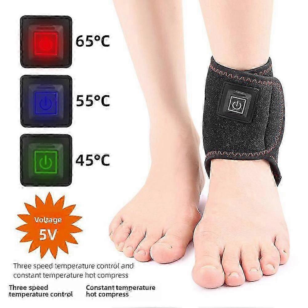 Electric Heating Foot Guard - Adjustable Temperature Ankle Warmer