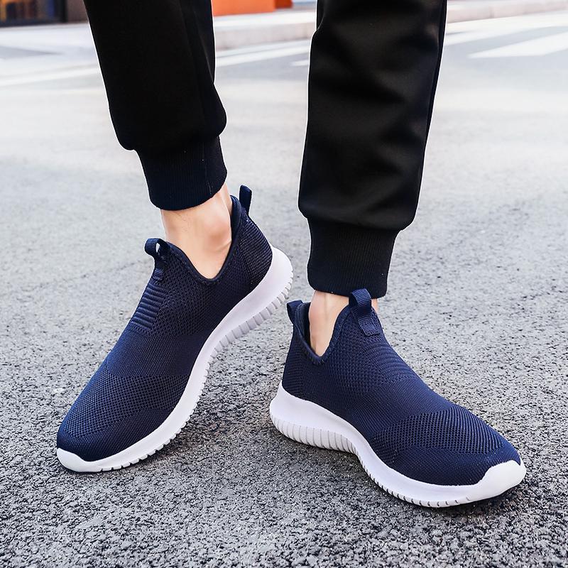 2025 Summer New Men Sports Shoes Breathable Mesh Shoes Couple Casual Comfort Lace Up Running Shoes Lightweight Walking 48 Shoes