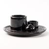 Палитра цветов Morandi Sage Ornament Поднос из священного дерева для домашнего декора Подсвечник