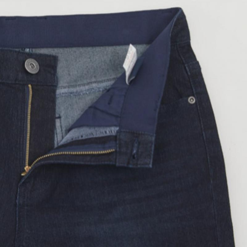 Bang Bang Men S Lycra Straight Fit Denim Navy