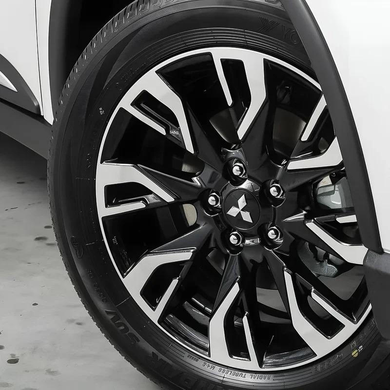 4pcs 60mm Car Hub Cap Wheel Center Emblem Cap For Mitsubishi Asx Outlander Lancer 10 3 L200 Xpander Pajero 4 Montero V73 Triton