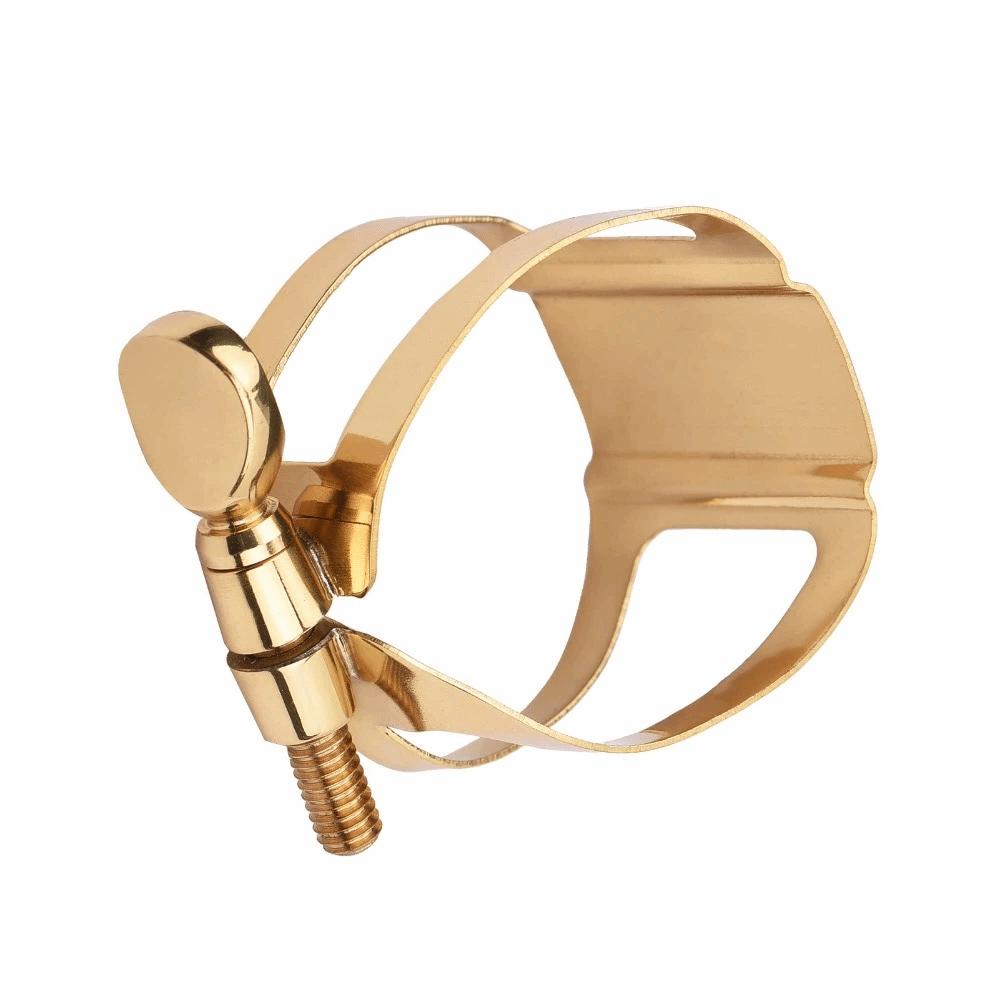 Metal Mouthpiece Ligature Golden Metal Sax Ligature Alto Saxophone Ligature For Saxophone