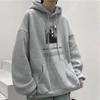 Boys' Oversized Heavyweight Hooded Sweatshirt - American Style, Autumn/Winter 2023 National Trend