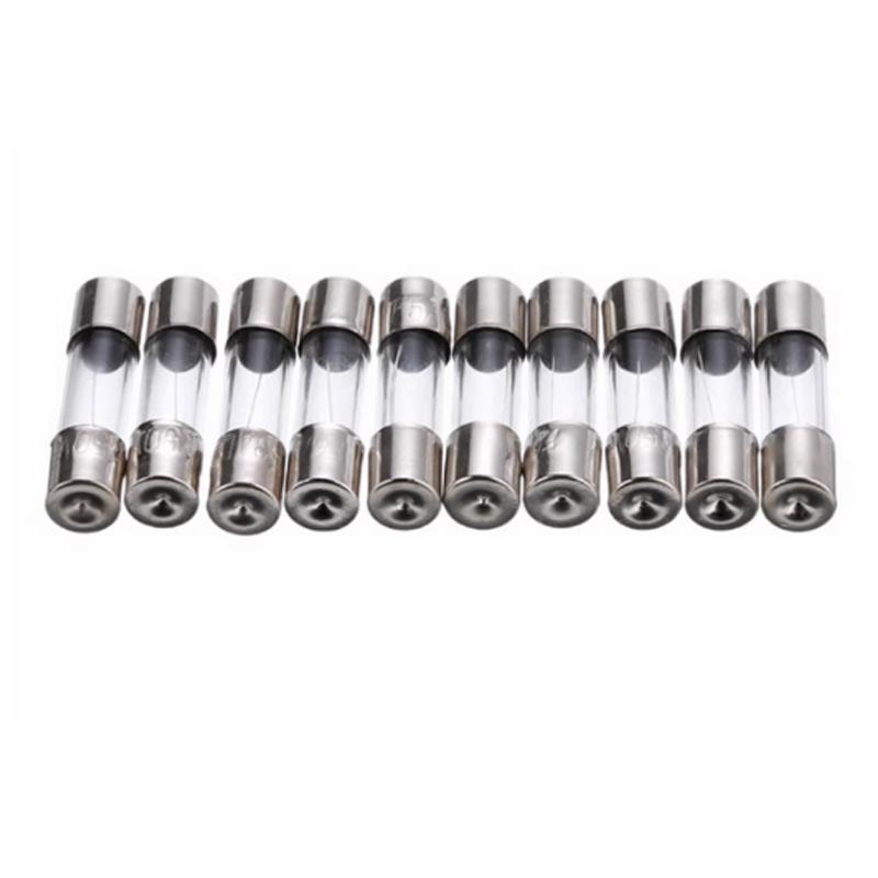 100/72pcs Car Fast-blow Glass Fuses Car Glass Tube Fuses 0.2-20A 0.5-30A Assorted Kit for Car Light Inflator vacuum Cleaner Fuses4
