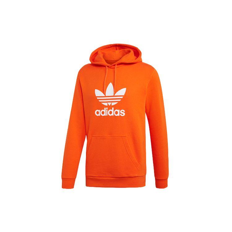 adidas Originals Trefoil Hoodie Orange Men's Sweatshirt ED6078