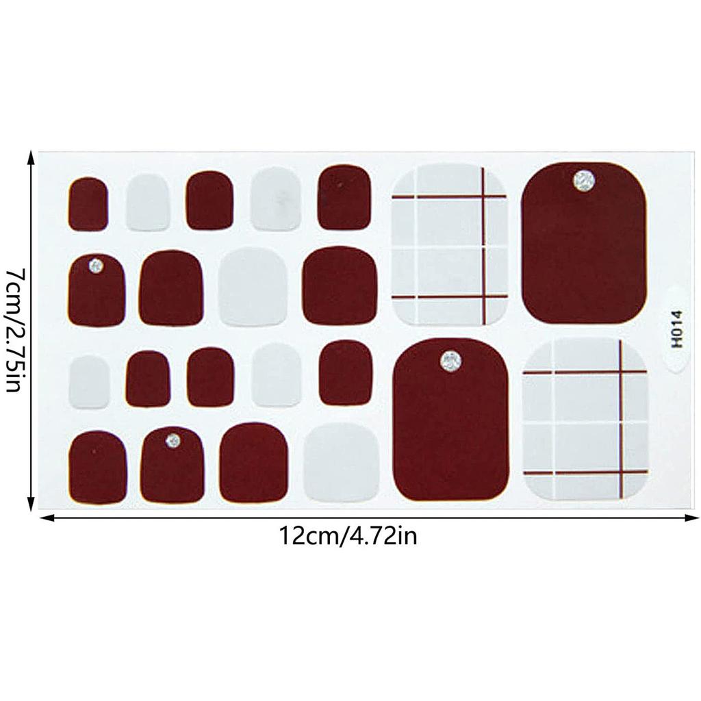 Наклейки для ногтей на носках для летних сандалий, полные обертывания, лак для ногтей на ногах, наклейка