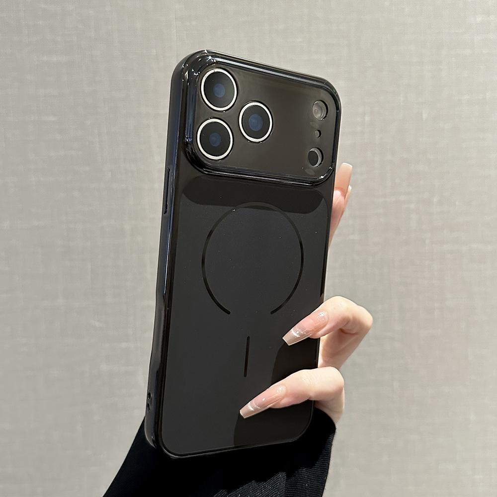 Ультратонкий Матовый Мягкий Чехол для Телефона для Iphone 17 Air 16 Pro Max 15 Plus 14 Pro 13 12 11 17Pro 16Pro Ударопрочный Чехол-Задняя Панель с Большим Окном Аксессуары