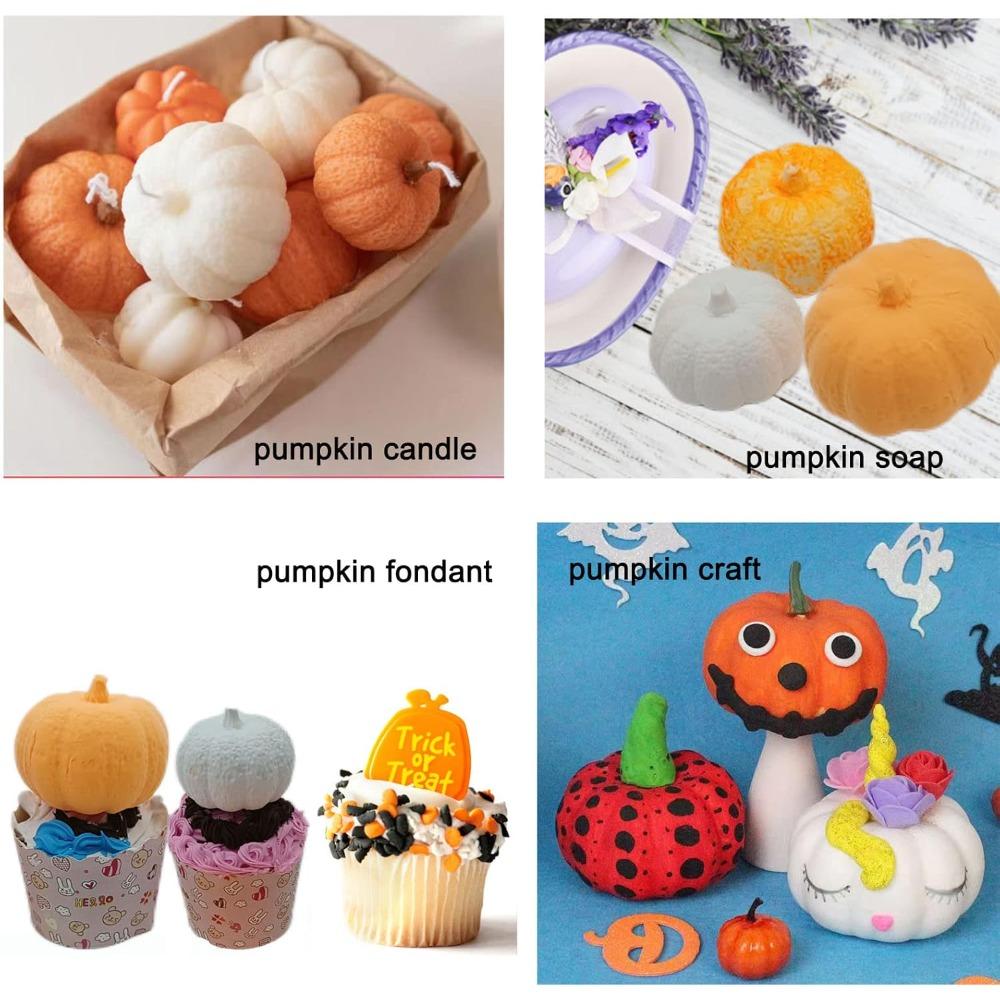 3D Pumpkin Silicone Molds Large Size for Chocolate Candy Fondant Cake Decoration