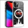 Магнитный чехол-рождественский носок для iPhone 15/16/17 Pro Max - Прозрачный защитный чехол с полным покрытием