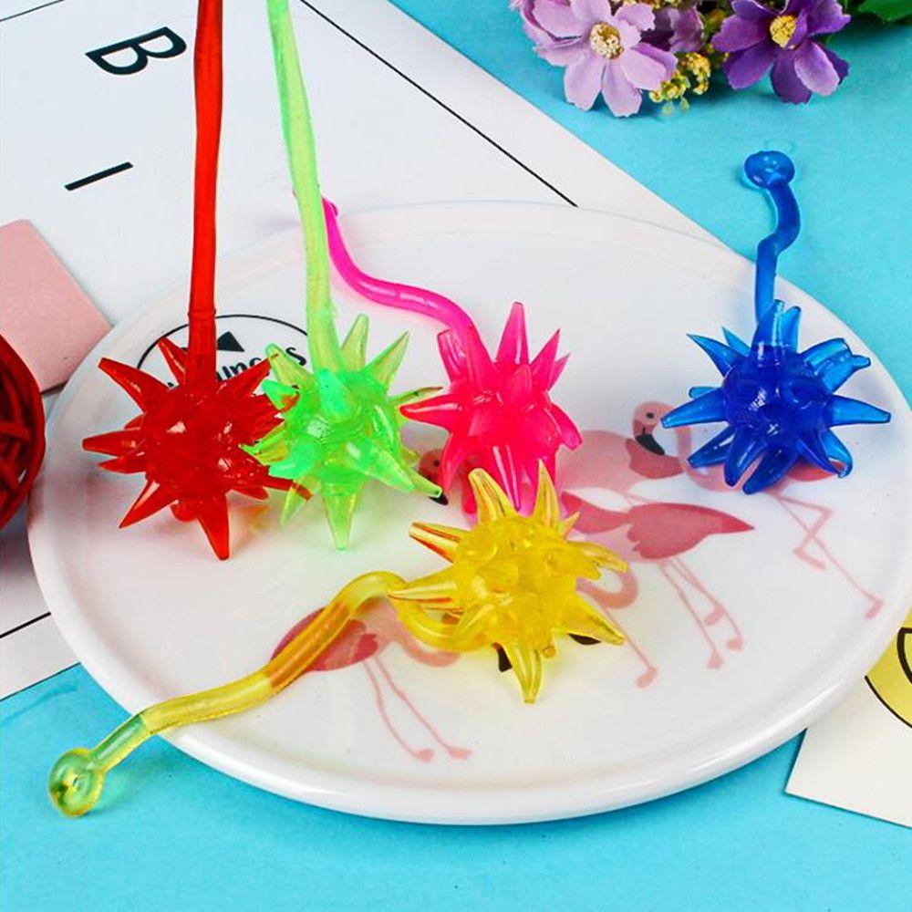 Детский необычный вязкий мягкий TPR ручной клейкий мяч липкий метеор молот вентиляционное креативное игрушка эластичный растягивающийся