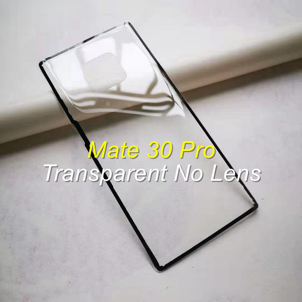 Прозрачное стекло для Huawei Mate 10 20 30 Pro, задняя дверь с аккумулятором и объективом камеры