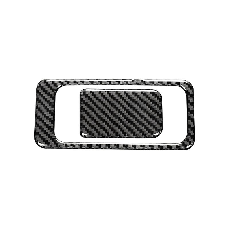 For Volkswagen Vw Golf 7 Gti Mk7 2013- Carbon Fiber Auto Copilot Storage Box Switch Decorative Sticker Frame Car Accessories