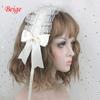 Women Lolita Headband Headdress Lace Ribbon Bowknot Japanese Sweet Cute Cosplay