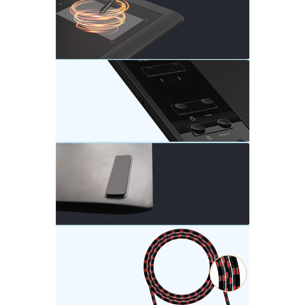 10x6-дюймовый портативный цифровой графический планшет для рисования в одном стиле, цифровой планшет, доска для рукописного ввода для телефона, компьютера