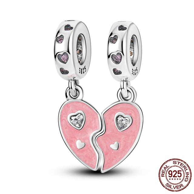 The New Pendant Beaded Charms Fit Bracelet 925 Sterling Silver Women DIY Fine Jewelry