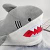 Unisex Cartoon Shark Plush Slippers for Men Women Soft Animal Funny Home Indoor Winter Warm Floor Shoes