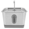 3.5L Stainless Steel Cat Water Fountain Activated Carbon Filtered Smart Sensing Quiet Automatic Pet