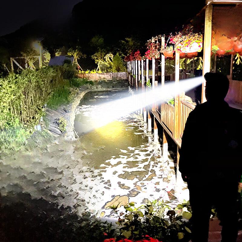 Перезаряжаемый сверхъяркий налобный фонарь дальнего действия для использования на открытом воздухе, в шахтах, спецподразделениях и для ночной рыбалки