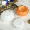 Форма для контейнера в виде тыквы на Хэллоуин Силиконовая форма для подсвечника и коробки для хранения Домашнее украшение Форма для эпоксидной смолы