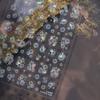 Shiny Blowing Bubble Nail Decorations Stickers 5D Shell Light Love Cat Bubble Transfer Slider Sticker DIY Manicure Decals