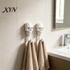 Крючок в промышленном стиле 2 шт. Вверх, Крючки с 3D-печатью в виде черепа, Настенный вешалка-крючок для тяжелых грузов без сверления, Водонепроницаемый настенный вешалка для хранения в ванной комнате для полотенец