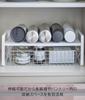 Yamazaki 5399 Extendable Storage 2 x D20cm x Storage Shelf Rack, Tiers, White, Approx. W27-45cm H15.2cm, Tower, Space-Saving