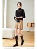 Women's High Neck Warm Slimming Long Sleeve T-Shirt - 2025 Autumn Collection