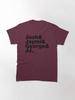 Westlife Josh _amp_ Jaymi _amp_ George _amp_ JJ (black writing) Fitted Classic T-Shirt