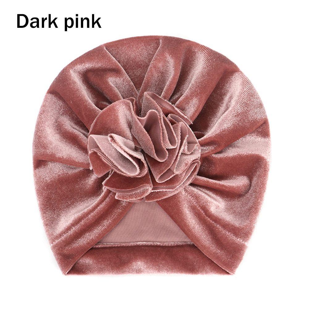 Детские эластичные головные уборы с узлом, детские бархатные тюрбаны, детские повязки на голову, теплая шапочка-бини