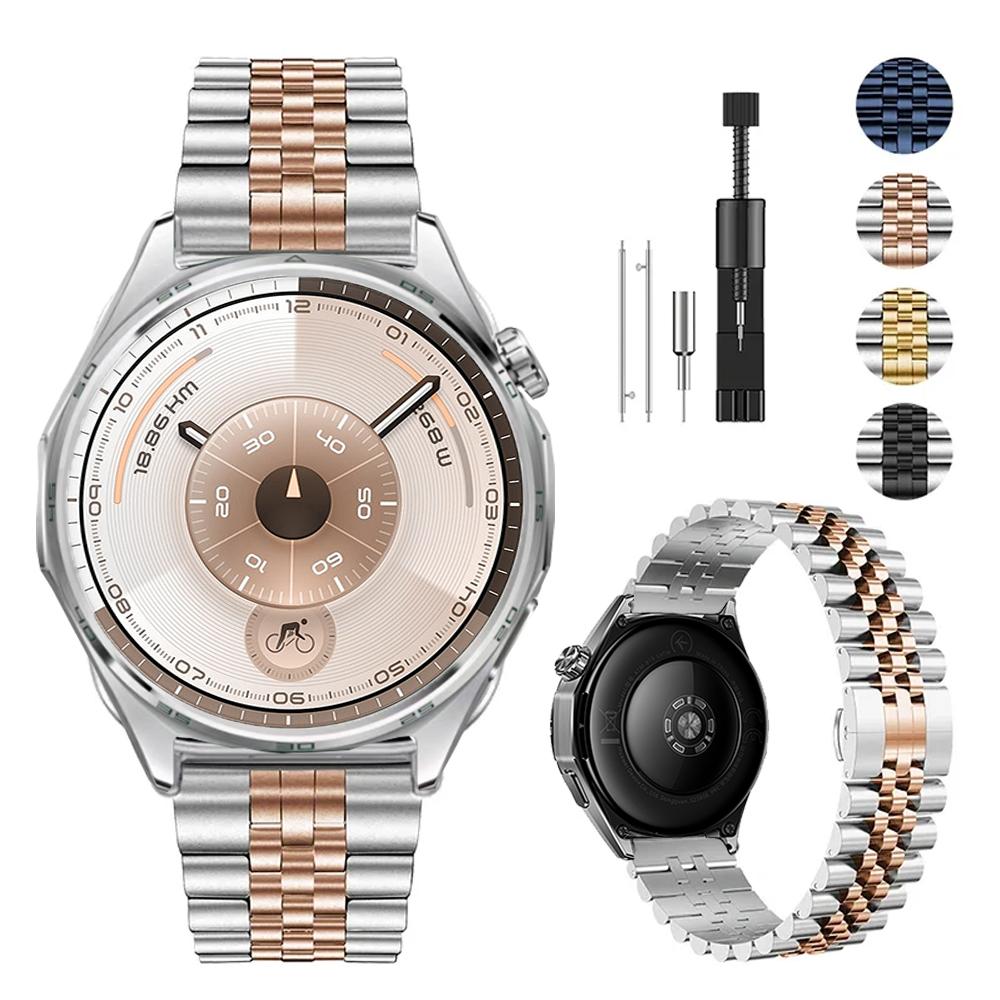 Металлический ремешок 22 мм для Huawei Watch GT6 Pro GT5 Pro 46 мм Браслет из нержавеющей стали Ремешок для часов Huawei Watch 5/4/GT6/5/4 GT3 Pro 46 мм