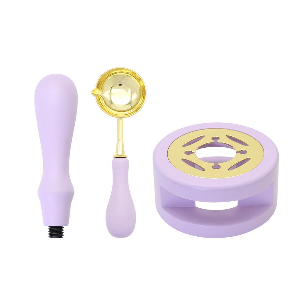 Набор штампов с сургучной печатью, лаковая печь, плита из цельного дерева, огненная краска, принадлежности для уплотнений, восковая ложка, уплотнительный воск, плавильный котел, принадлежности для рукоделия