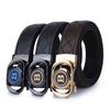 Four Seasons Available Genuine Leather Men'S Belt Alloy Automatic Buckle Letter Belt Business Commuter Casual Pants Belt Men