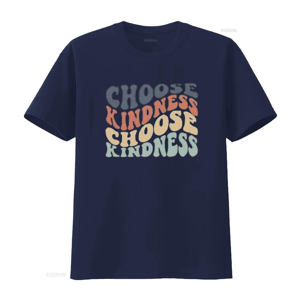 Womens Choose Kindness T Shirt Expression PrinT Casual Tops vintage Washed fashion homme streetwear Slightly designer clothes