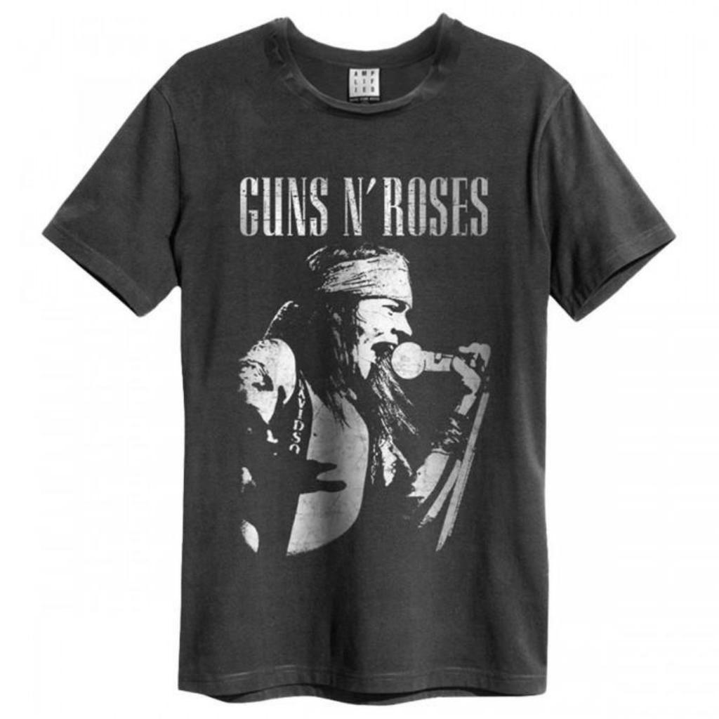 Усиленная Унисекс Взрослая Футболка Axl Live Profile Guns N Roses