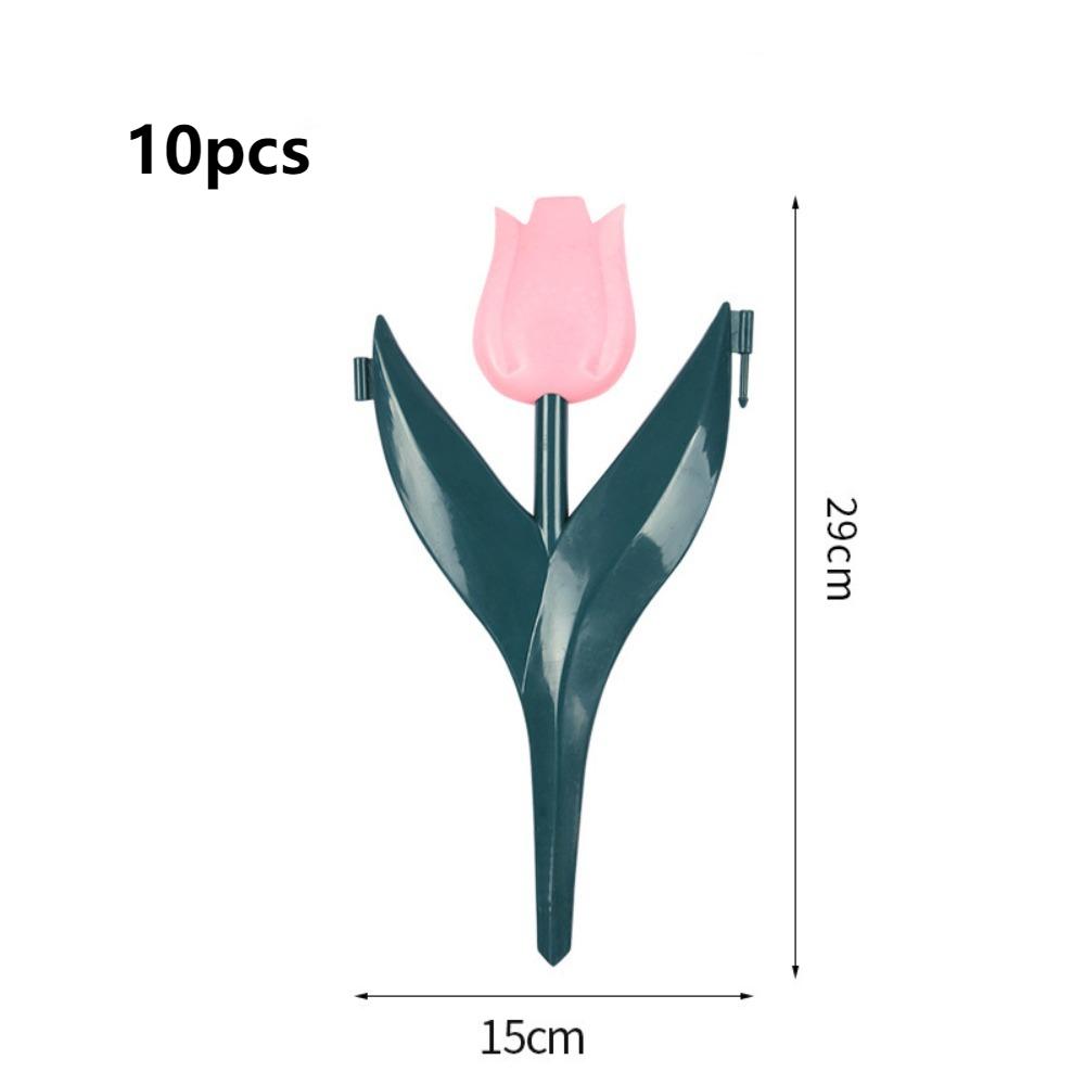 10pcs Gardening Landscaping Lawn Fence Lawn Decor Flower Bed Fence Tulip Flower Garden Fence Lawn