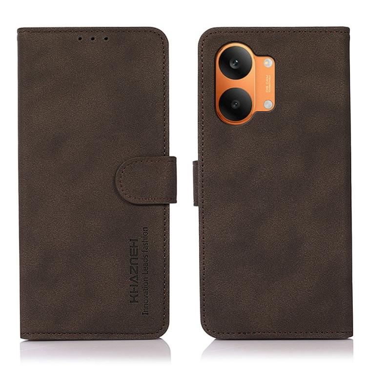 KHAZNEH Matte Texture Leather Phone Case